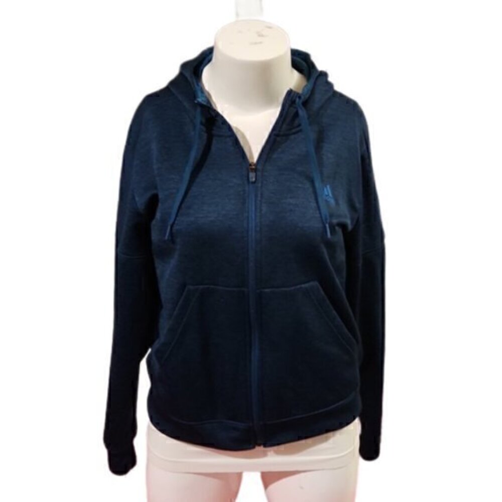 [Adidas] Blue Zip Up Jacket - Size XL